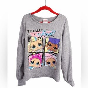Girls Long Sleeve Shirt – Size 6 – OMG LOL dolls Top